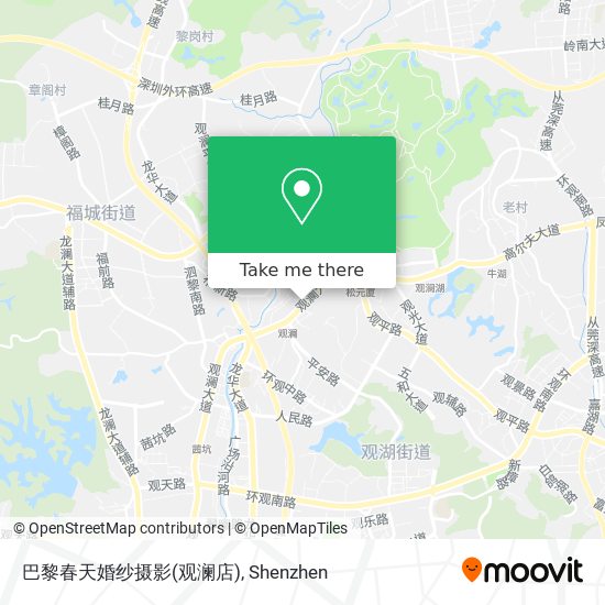 巴黎春天婚纱摄影(观澜店) map