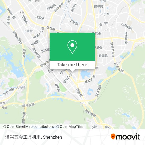 溢兴五金工具机电 map