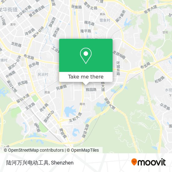 陆河万兴电动工具 map