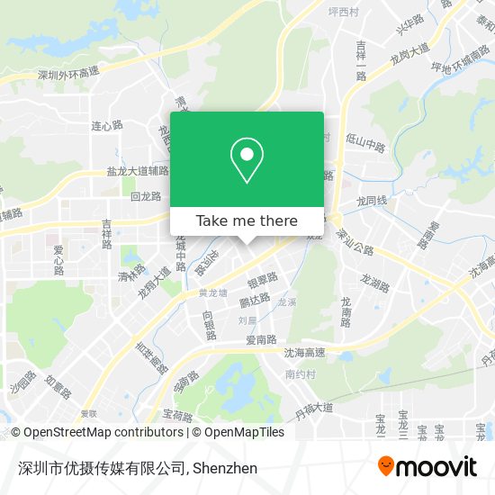 深圳市优摄传媒有限公司 map