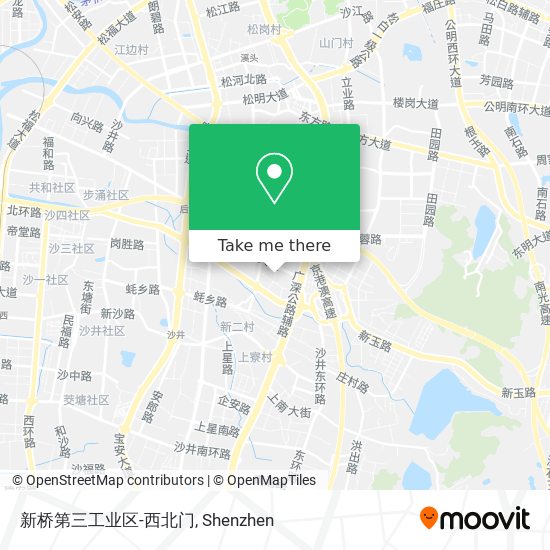 新桥第三工业区-西北门 map