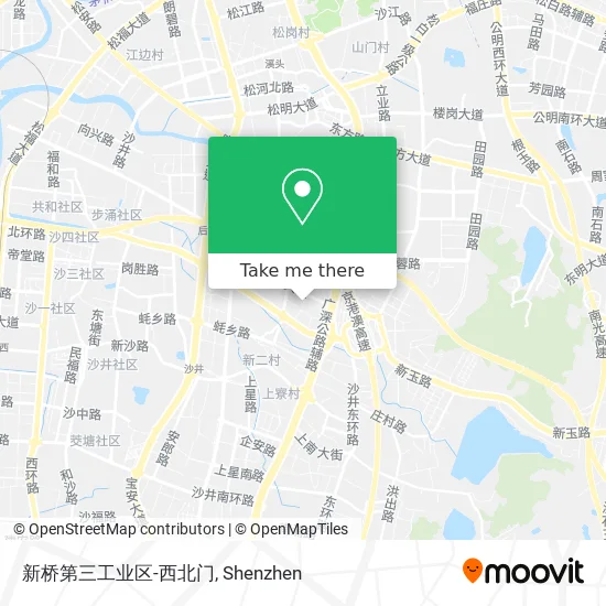 新桥第三工业区-西北门 map