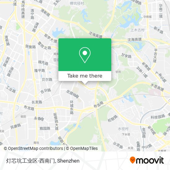 灯芯坑工业区-西南门 map