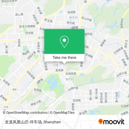 龙溪凤凰山庄-停车场 map