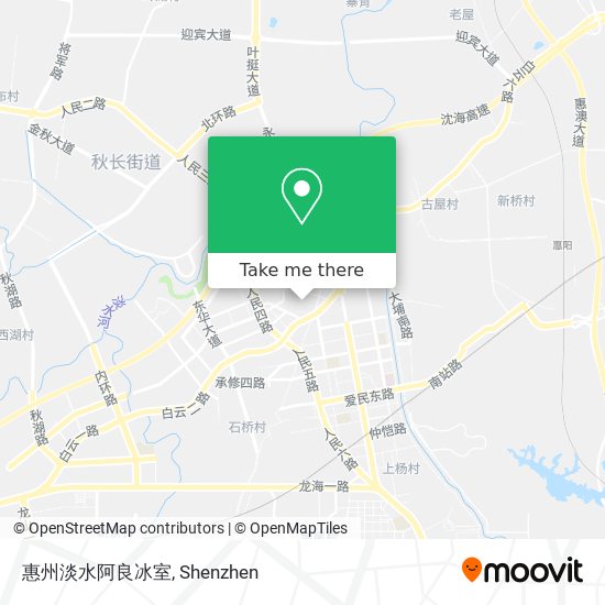 惠州淡水阿良冰室 map