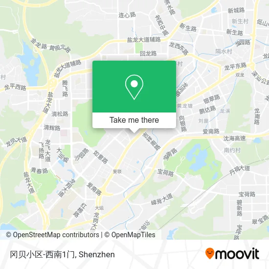 冈贝小区-西南1门 map