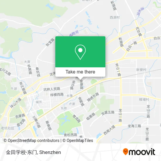 金田学校-东门 map