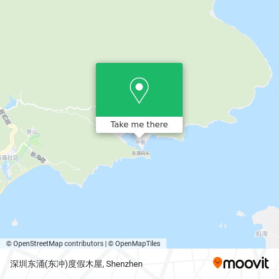 深圳东涌(东冲)度假木屋 map