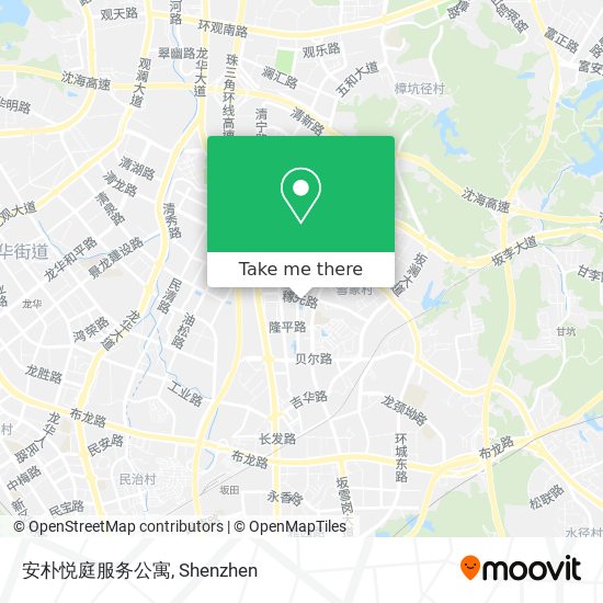 安朴悦庭服务公寓 map