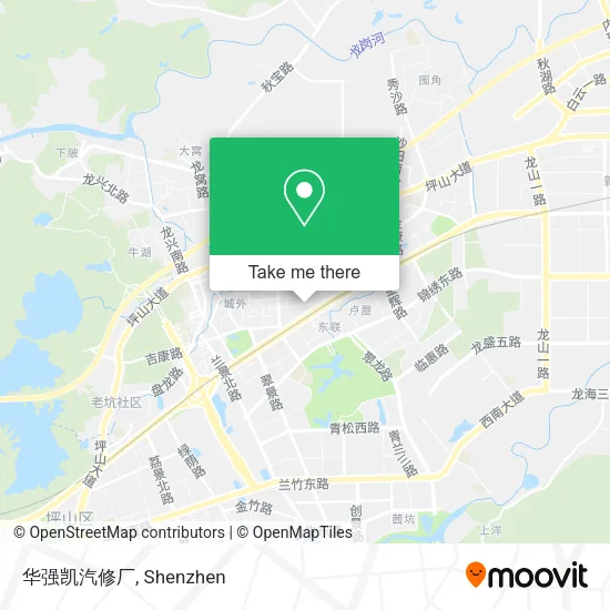 华强凯汽修厂 map