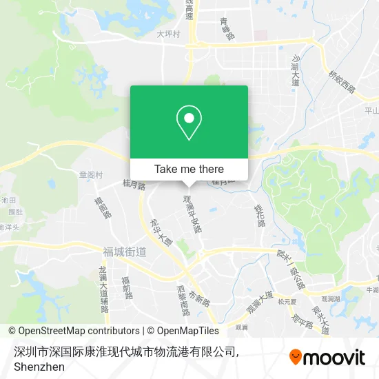 深圳市深国际康淮现代城市物流港有限公司 map