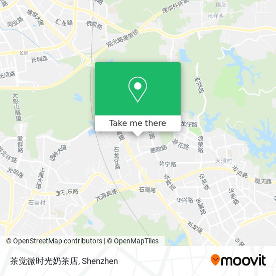 茶觉微时光奶茶店 map