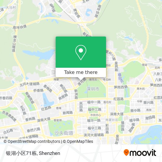 银湖小区71栋 map