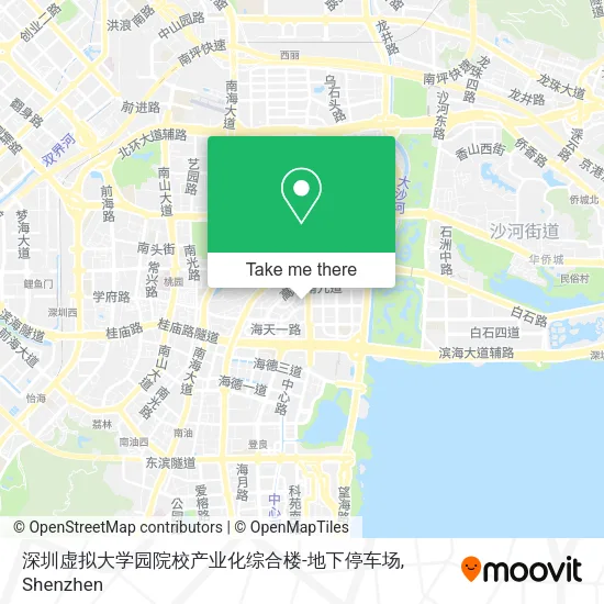 深圳虚拟大学园院校产业化综合楼-地下停车场 map