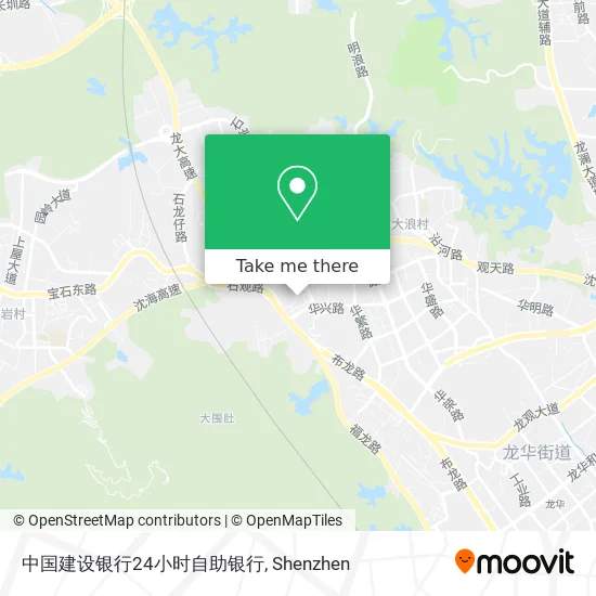 中国建设银行24小时自助银行 map