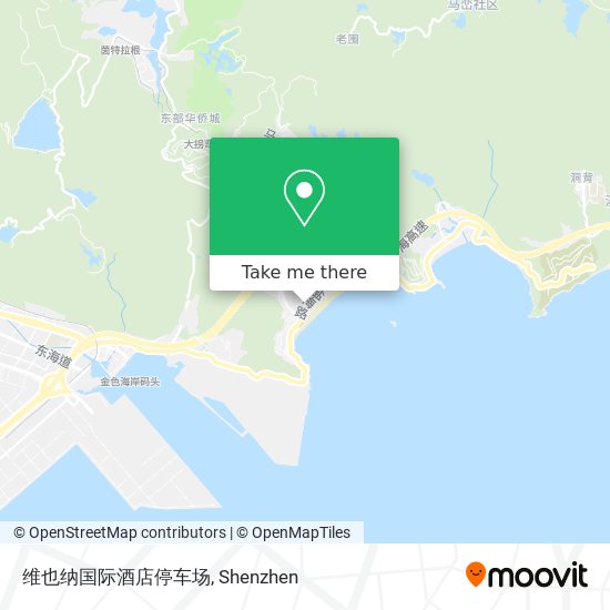 维也纳国际酒店停车场 map