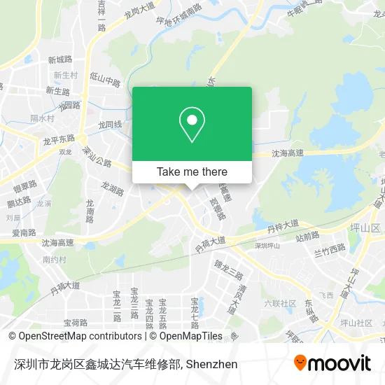 深圳市龙岗区鑫城达汽车维修部 map