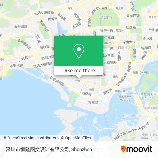 深圳市恒隆图文设计有限公司 map