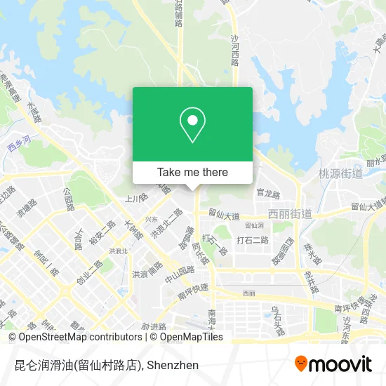 昆仑润滑油(留仙村路店) map