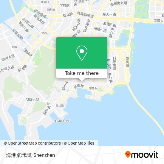 海港桌球城 map