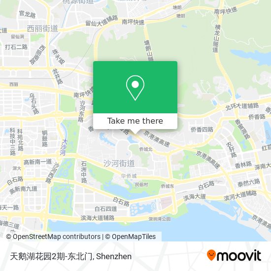 天鹅湖花园2期-东北门 map