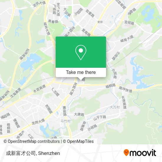 成新富才公司 map