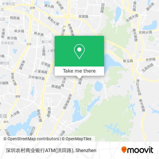 深圳农村商业银行ATM(洪田路) map