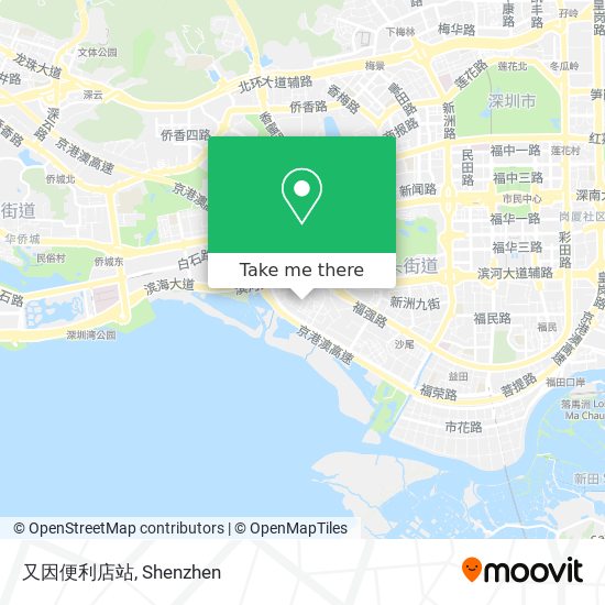 又因便利店站 map