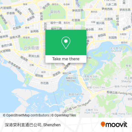 深港荣利直通巴公司 map