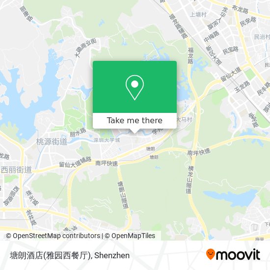 塘朗酒店(雅园西餐厅) map