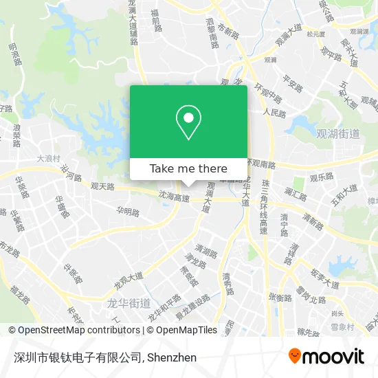 深圳市银钛电子有限公司 map