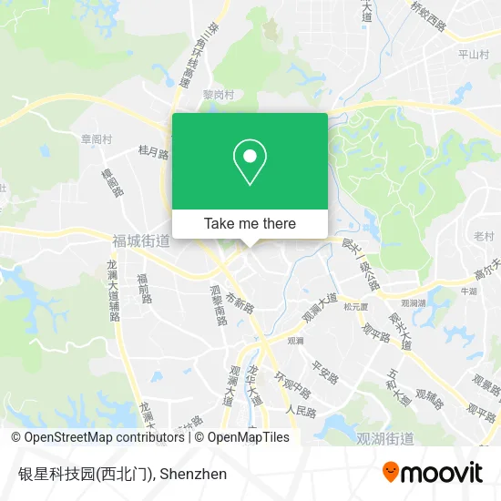 银星科技园(西北门) map