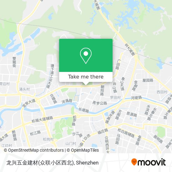 龙兴五金建材(众联小区西北) map