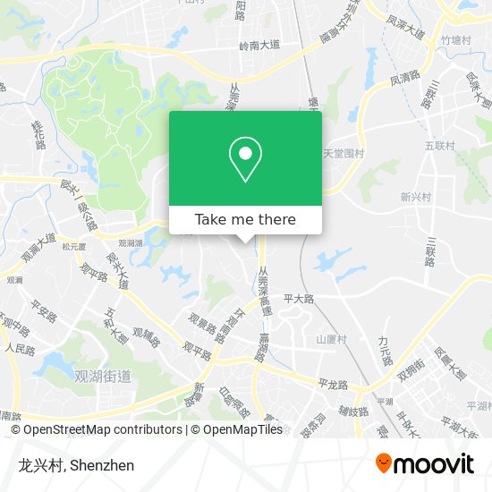 龙兴村 map
