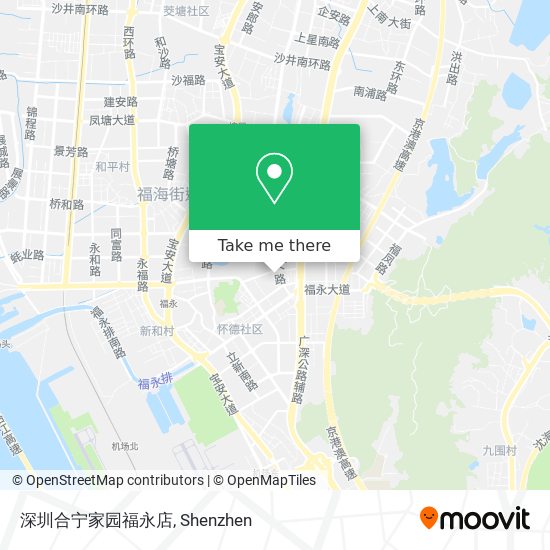 深圳合宁家园福永店 map