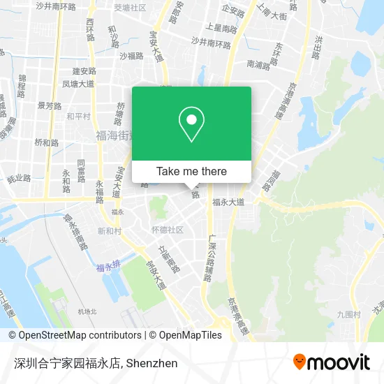 深圳合宁家园福永店 map
