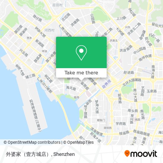 外婆家（壹方城店） map