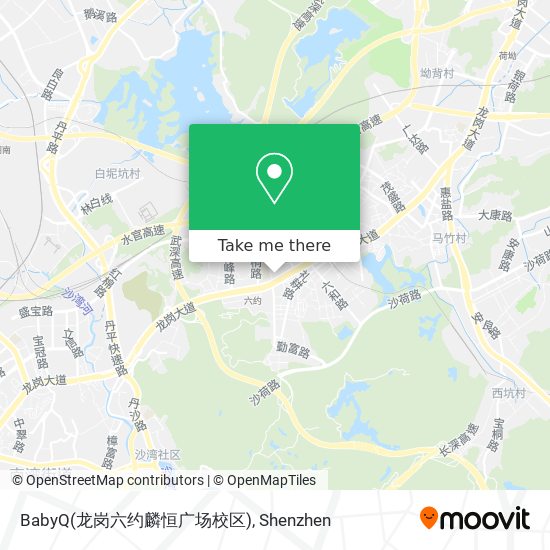 BabyQ(龙岗六约麟恒广场校区) map