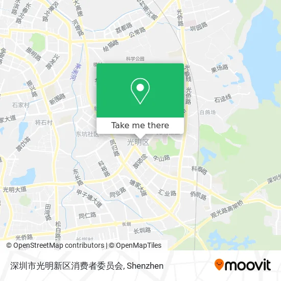 深圳市光明新区消费者委员会 map