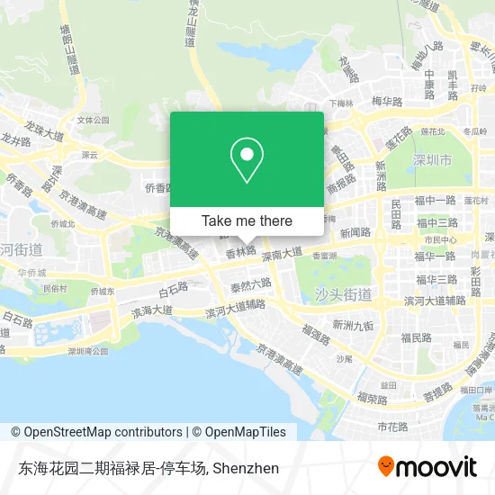 东海花园二期福禄居-停车场 map