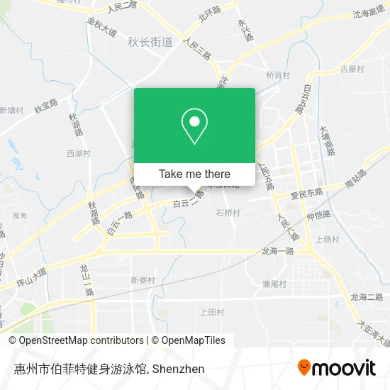 惠州市伯菲特健身游泳馆 map