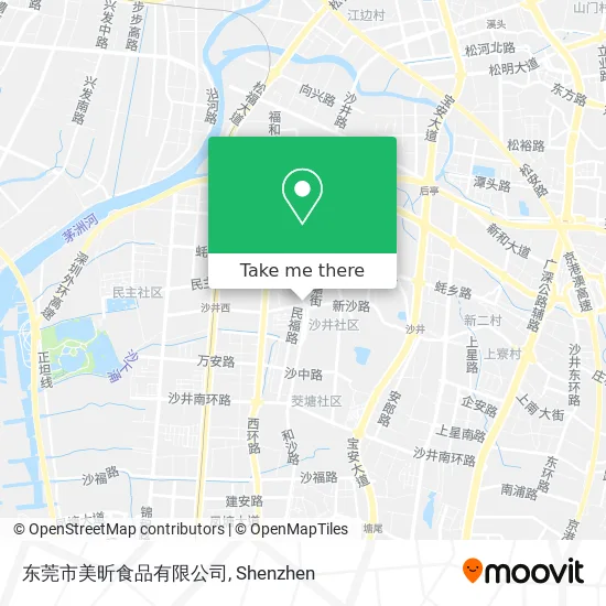 东莞市美昕食品有限公司 map