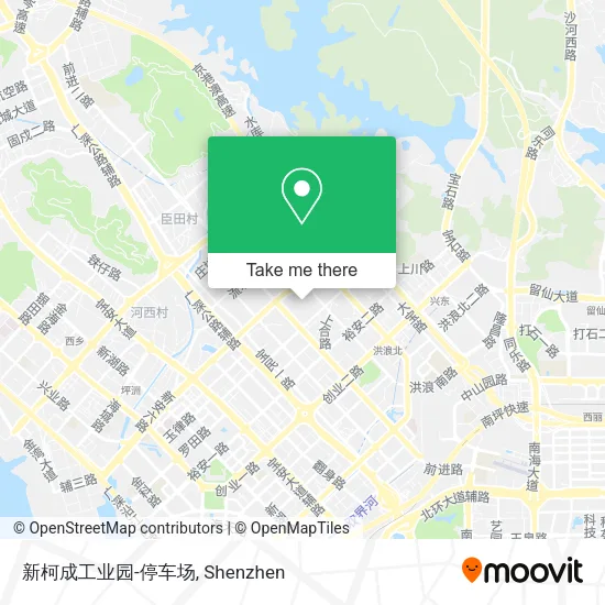 新柯成工业园-停车场 map