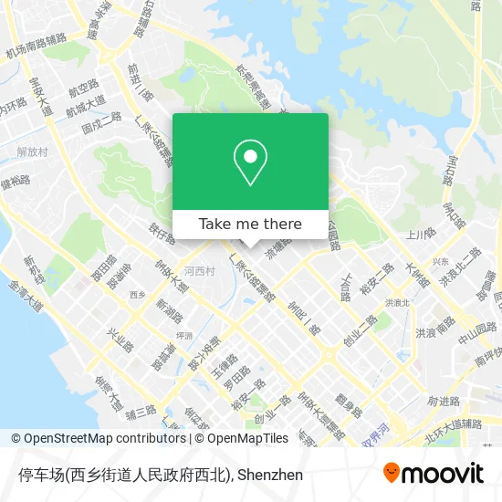 停车场(西乡街道人民政府西北) map