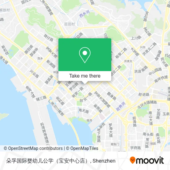 朵孚国际婴幼儿公学（宝安中心店） map