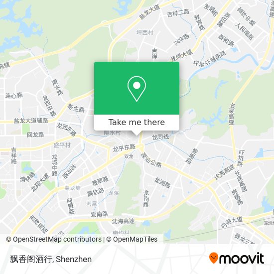 飘香阁酒行 map