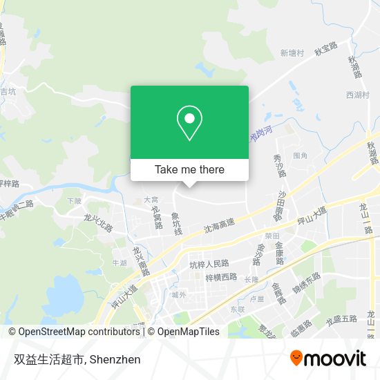 双益生活超市 map