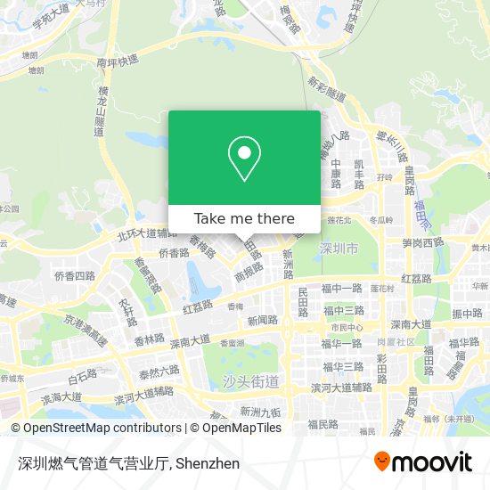 深圳燃气管道气营业厅 map