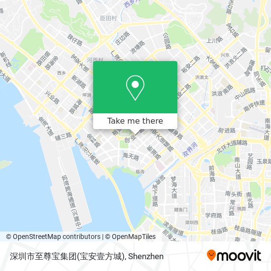 深圳市至尊宝集团(宝安壹方城) map