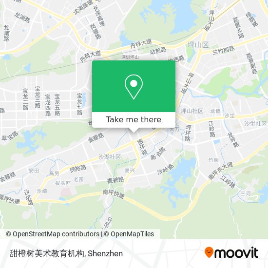 甜橙树美术教育机构 map